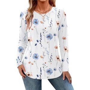 Long Sleeve Shirts for Women White